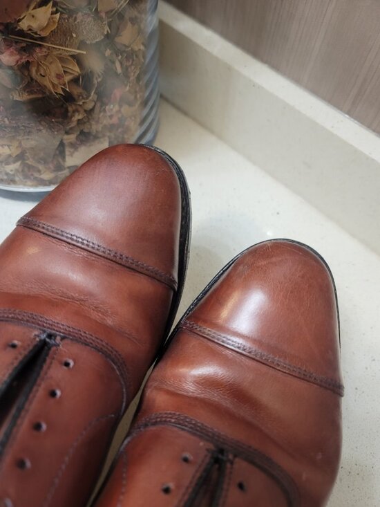 Allen Edmonds Park Avenue Cap Toe Oxford Dress Shoes Sz 9 D Bordeaux Leather main image 8
